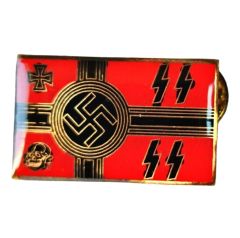 Alman SS Birliği Svastika Akrilik Rozet