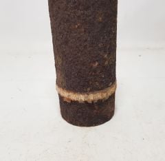 21x7 cm. 1.Dünya Savaşı Dönemi Osmanlı Top Mermisi Kovanı