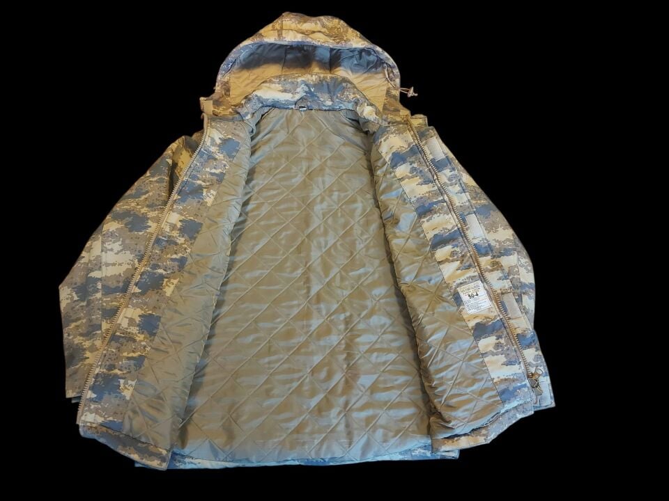 Türk Hava Kuvvetleri Kahve Mavi Kamuflaj Eğitim Parka Unisex 50-4 Beden (M-L)