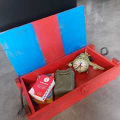 Mavi -Kırmızı Mühimmat Sandık Modeli