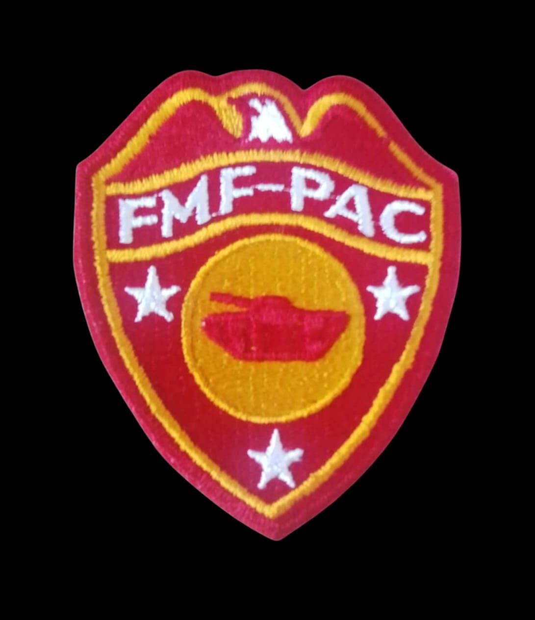 7.5x9 cm. ABD FMF PAC Saha Topçu Yaması (Nakış-Orjinal Ürün)