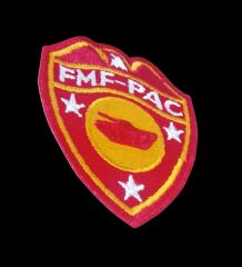 7.5x9 cm. ABD FMF PAC Saha Topçu Yaması (Nakış-Orjinal Ürün)
