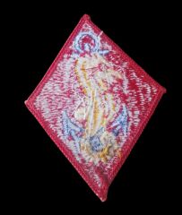 6.5x9 cm. Ww2ABD Deniz Piyadeleri Yaması (Nakış-Orjinal Ürün)