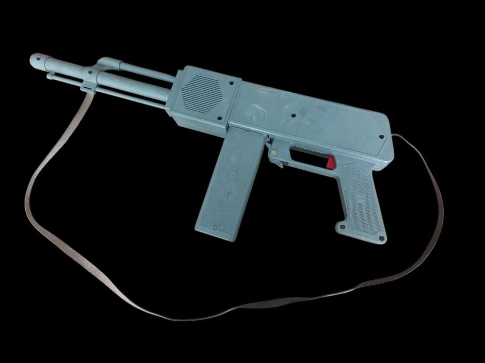 52x20 cm. Dönem Sovyet Üretimi Sert Plastik Malzeme Oyuncak AK-47 (Kalaşnikov)