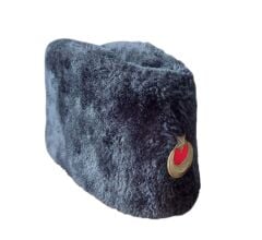 Osmanlı Dönemi Subay Kalpağı Metal Kokartlı Sıfır Ürün (57 Numara)