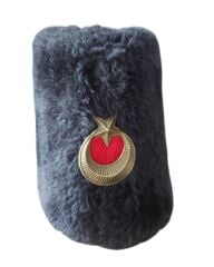 Osmanlı Dönemi Subay Kalpağı Metal Kokartlı Sıfır Ürün (57 Numara)