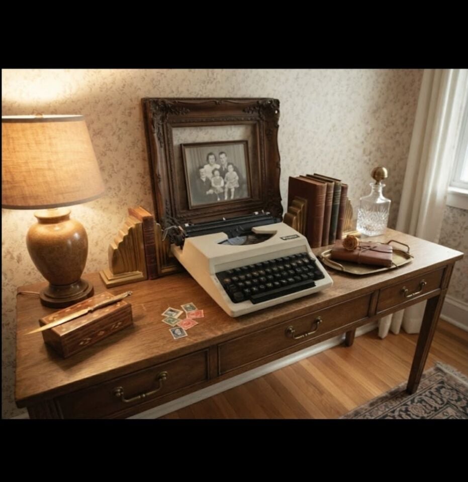 1970'ler Japon Williams MT-900 Qwerty +Nordik Klavye Daktilo (Çantasında)