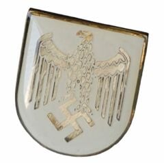 Alman Kartallı Akrilik Rozet(Beyaz)