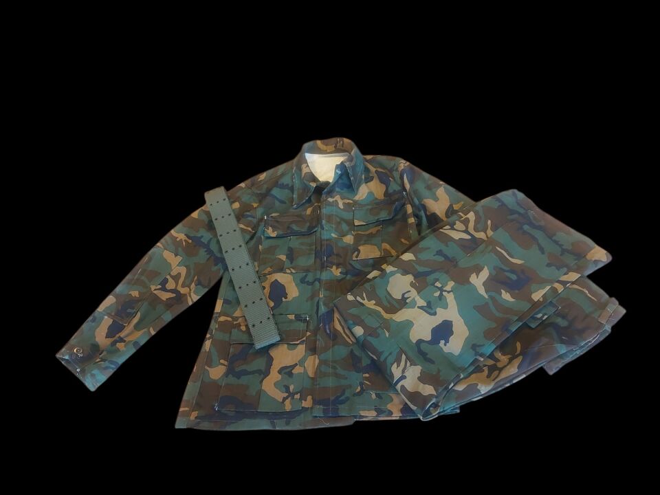 1988 Türk Kara Kuvvetleri Eğitim Elbise (Alt-Üst-Palaska) L Beden-Sıfır Ürün