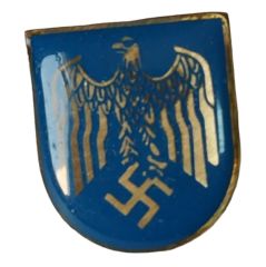 Alman Kartallı Akrilik Rozet(Mavi)