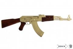 Denix Replika Gold AK-47 Sabit Dipçik (Kalaşnikova)