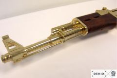 Denix Replika Gold AK-47 Sabit Dipçik (Kalaşnikova)