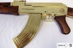 Denix Replika Gold AK-47 Sabit Dipçik (Kalaşnikova)