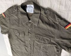 Alman Kısa Kollu Askeri Gömlek Unisex (XL Beden)