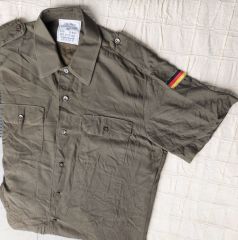 Alman Kısa Kollu Askeri Gömlek Unisex (XL Beden)