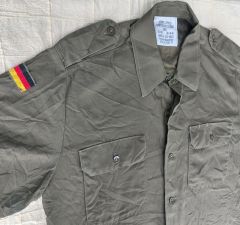 Alman Kısa Kollu Askeri Gömlek Unisex (XL Beden)