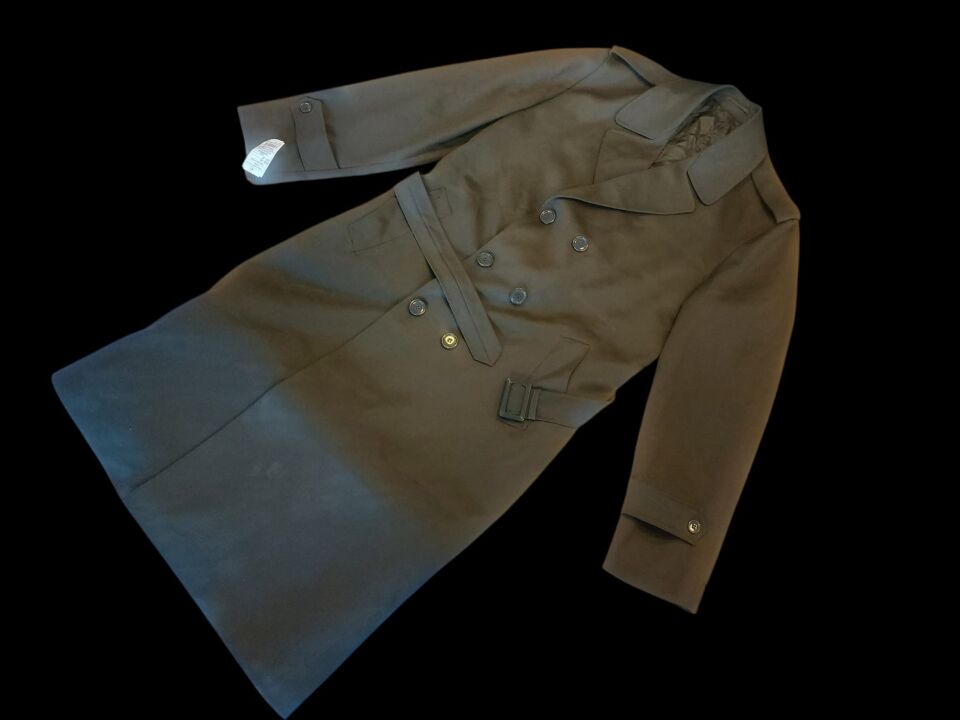 Haki Renk Kara Kuvvetleri Sb. Pardesü (Trençkot) Unisex ( 48-D/M Beden) Sıfır Ürün