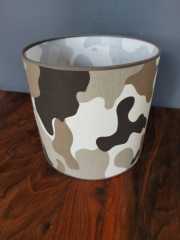 20X22 Kamuflaj Silindir Abajur Şapka Model-1