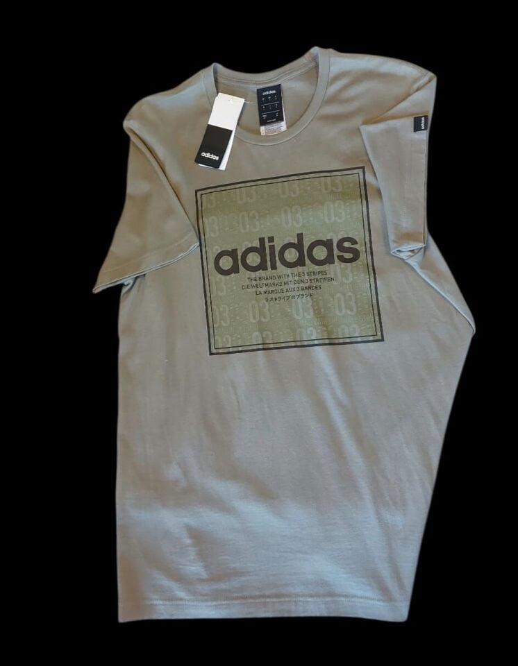 Haki Renk Oversize Orjinal Tişört Unisex (S-M-L) Sıfır Ürün