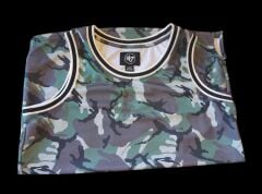 Kamuflaj Sporcu Atlet Unisex (L Beden) Yüksek Kalite