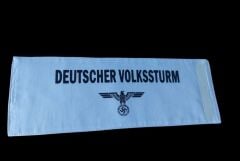 Ww2 Alman Deutscher Volkssturm Pazuband  (Kol Bandı)
