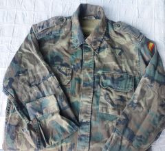 İspanya Ordusu Kamuflaj Ceket Unisex (L Beden)
