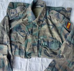 İspanya Ordusu Kamuflaj Ceket Unisex (L Beden)