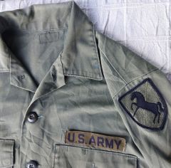 ABD Eski Süvari Birliği Haki Gömlek Unisex (L Beden)
