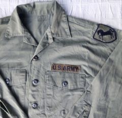 ABD Eski Süvari Birliği Haki Gömlek Unisex (L Beden)