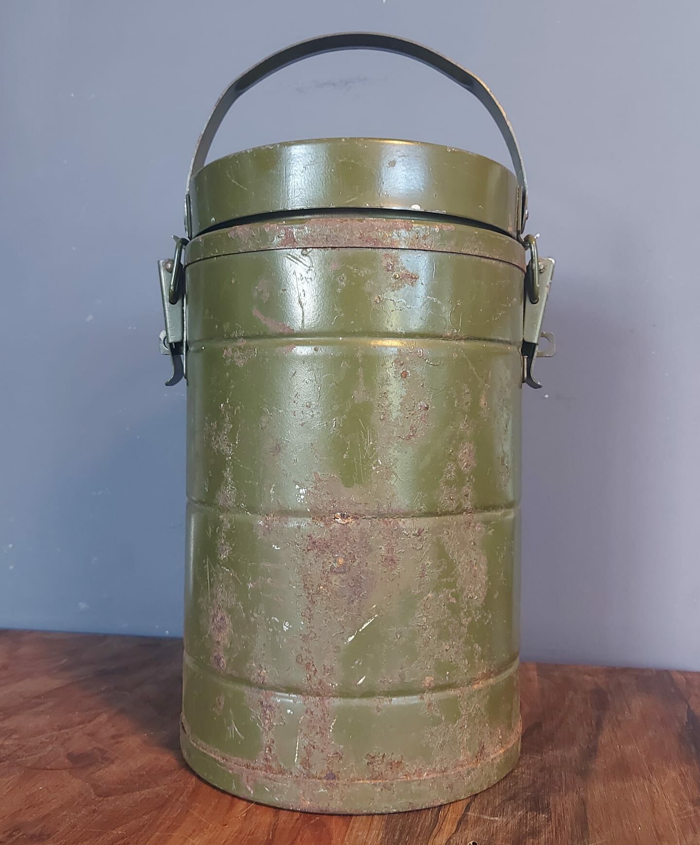 Vintage Askeri Yemek Taşıma Kabı