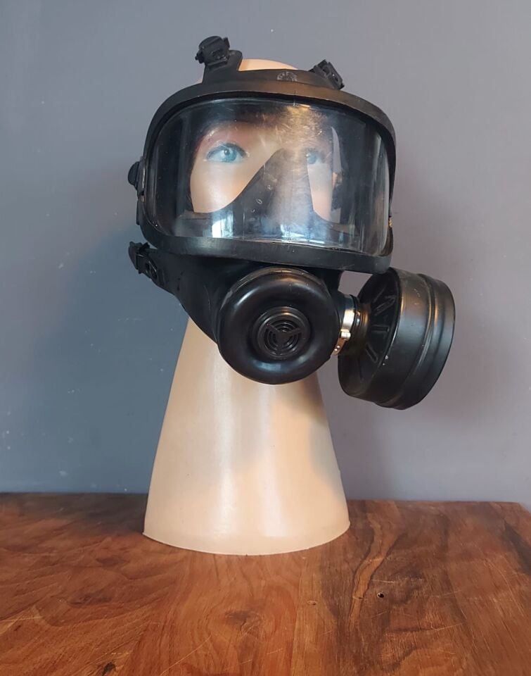 MKE  Panoramik Gaz Maskesi+D12  Sıfır Filtre
