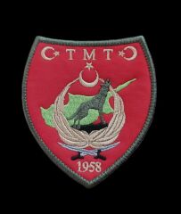 8.5x9.5 cm. Türk Mukavemet Teşkilatı Nakış Patch