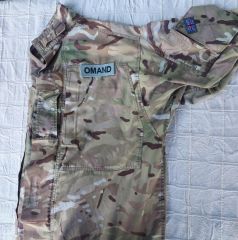 İngiltere Ordusu Askeri Ceket Unisex (L Beden)