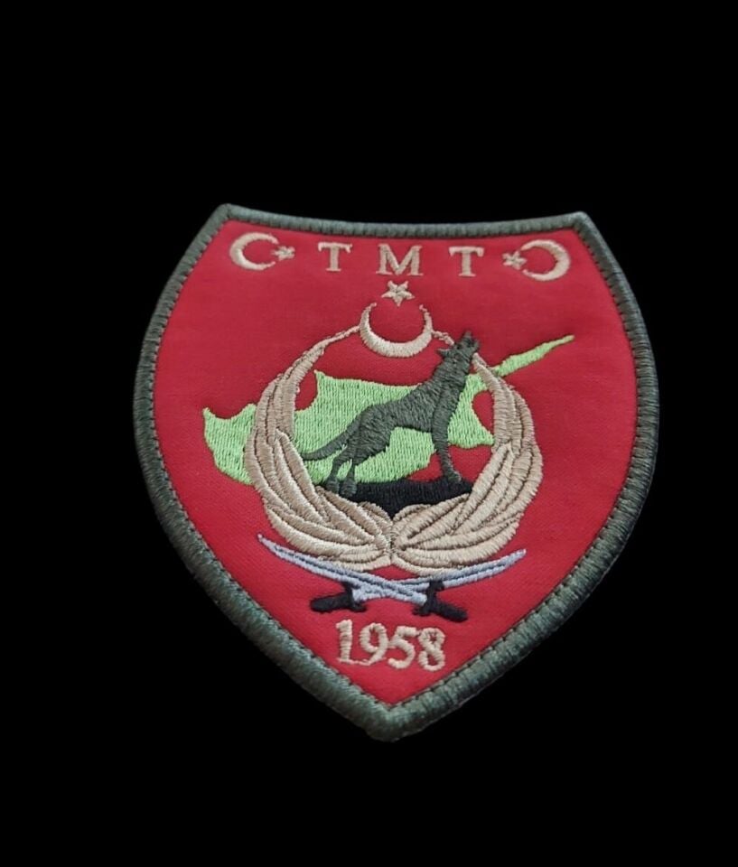 8.5x9.5 cm. Türk Mukavemet Teşkilatı Nakış Patch