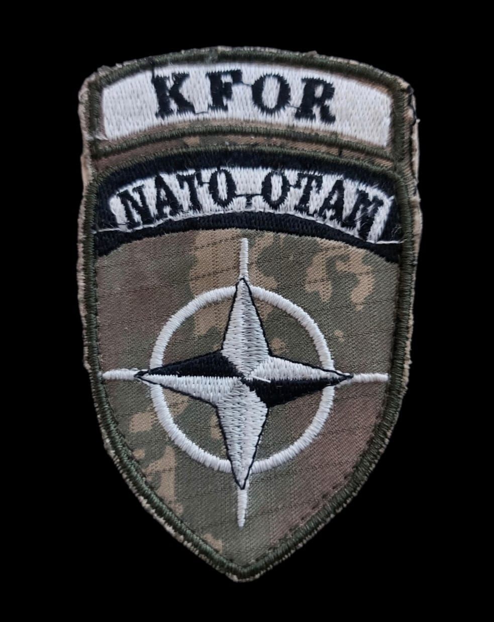 6x9 cm. Kosova Barış Koruma Gücü Nakış Patch