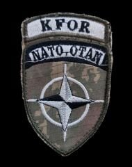 6x9 cm. Kosova Barış Koruma Gücü Nakış Patch