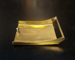 6x5x1,5 cm.Pirinç Askeri Kemer Tokası