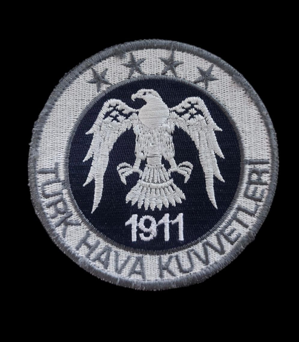 9.5 cm. Çap Türk Hava Kuvvetleri Nakış Patch
