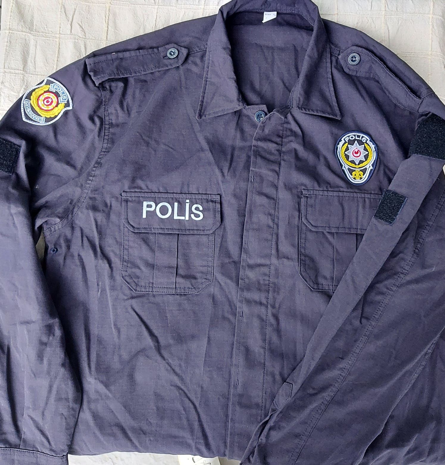 Polis Çevik Kuvvet Kışlık Gömlek Unisex (XXL Beden-Sıfır Ürün)