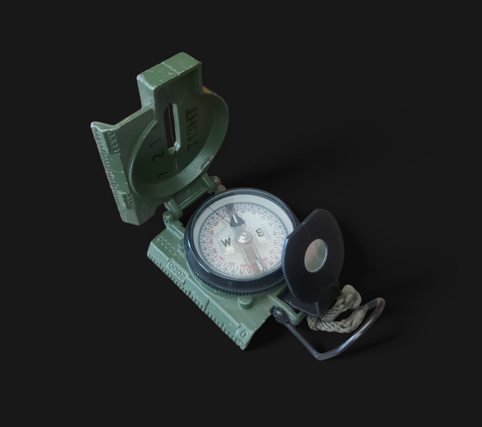 1950'ler US Askeri Lensatik Pusula (Cammenga Üretimi)