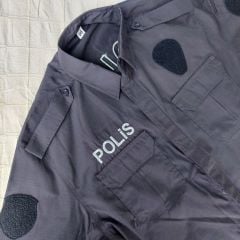 Kışlık Polis Gömlek Unisex (XL Beden-Sıfır Ürün)