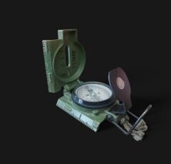 1950'ler US Askeri Lensatik Pusula (Cammenga Üretimi)