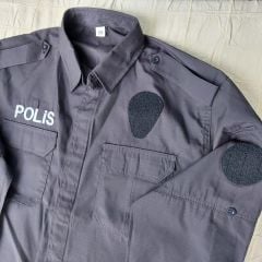 Kışlık Polis Gömlek Unisex (XL Beden-Sıfır Ürün)