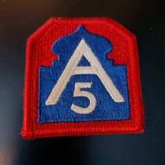 6.3x7 cm. ABD 5.Ordu Kuzey 1946- Peç