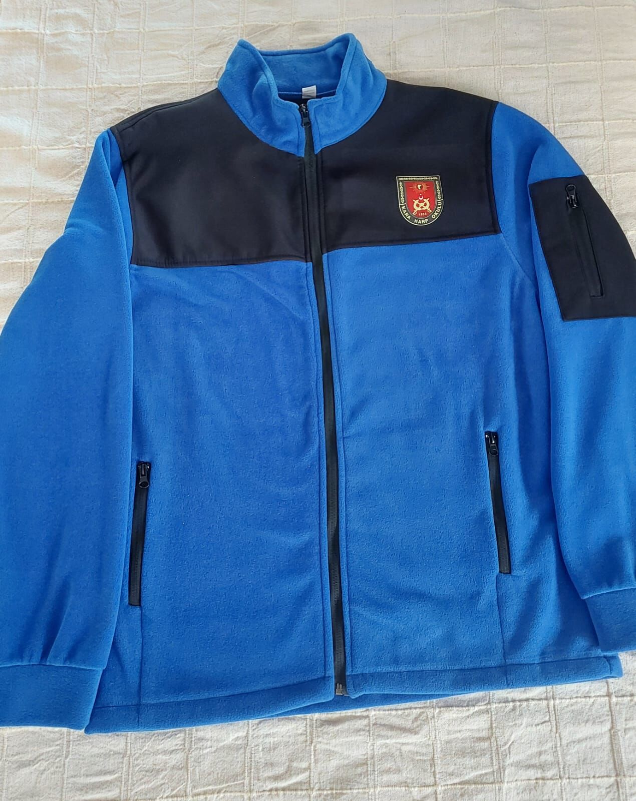 Kara Harp Okulu Mavi Polar Mont Unisex (M Beden)