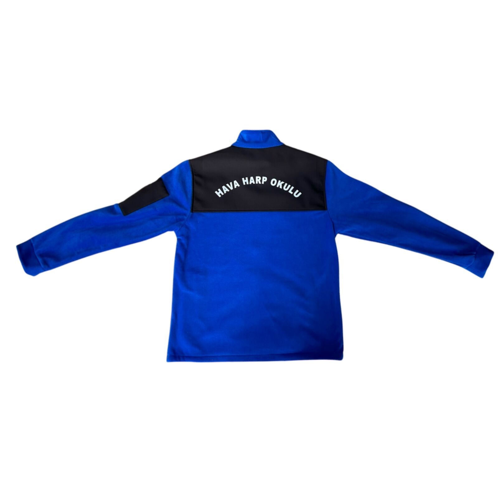 Hava Harp Okulu Mavi Polar Mont Unisex L Beden)