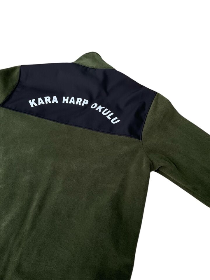 Kara Harp Okulu Haki Polar Mont Unisex (L Beden)