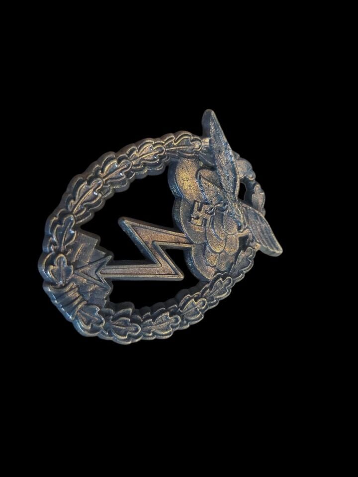 4x5 cm. Ww2 Alman Hava Kuvvetleri (Luftwaffe) Kara Muharebe Metal Brovesi