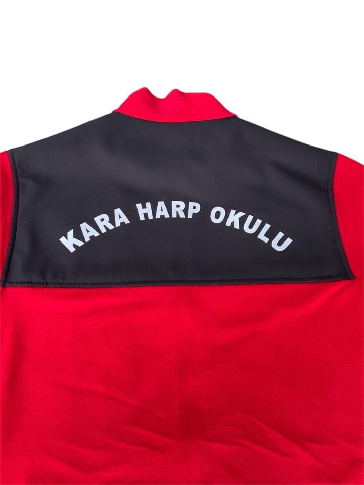 Kara Harp Okulu Kırmızı  Polar Mont Unisex (M Beden)