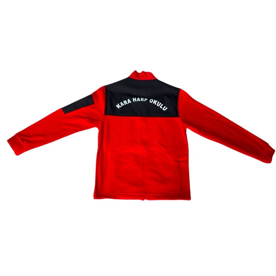 Kara Harp Okulu Kırmızı  Polar Mont Unisex (M Beden)